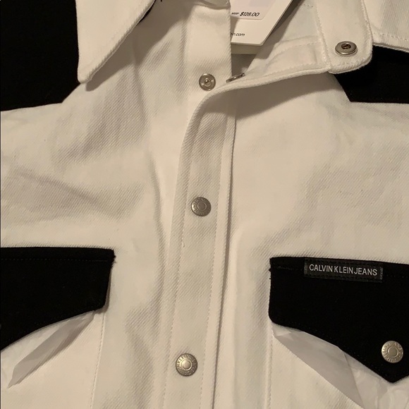 Calvin Klein jeans shirt NWT originally $128 - Picture 3 of 4